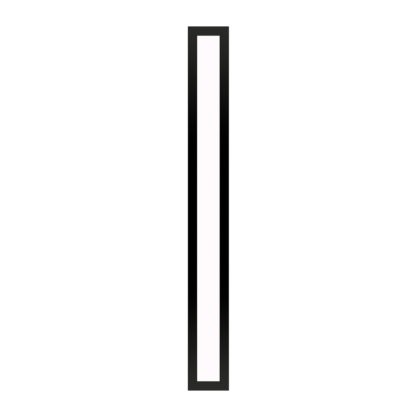 Profiles 3-1/2" x 30" x 4-5/8" framed lighting in matte black with 4000 kelvin temperature (cool light)