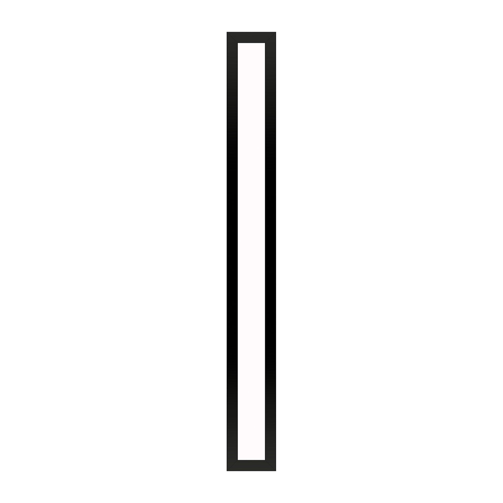 Profiles 3-1/2" x 30" x 4-5/8" framed lighting in matte black with 4000 kelvin temperature (cool light)