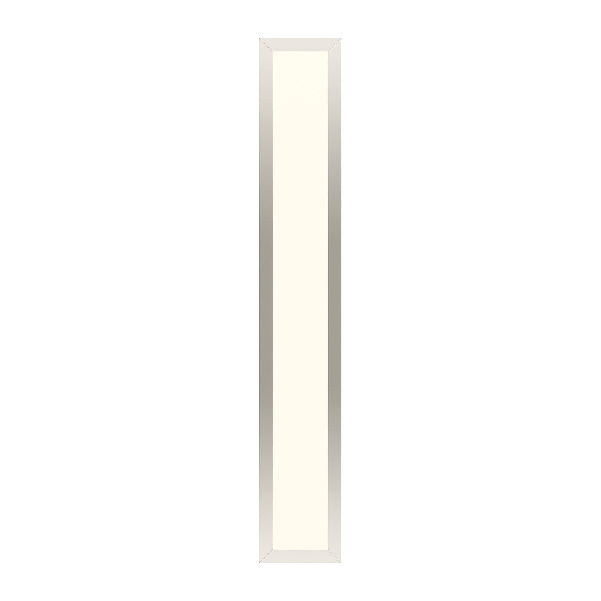 Profiles 5" x 30" x 4-5/8" framed lighting in polished nickel with 2700 kelvin temperature (warm light)