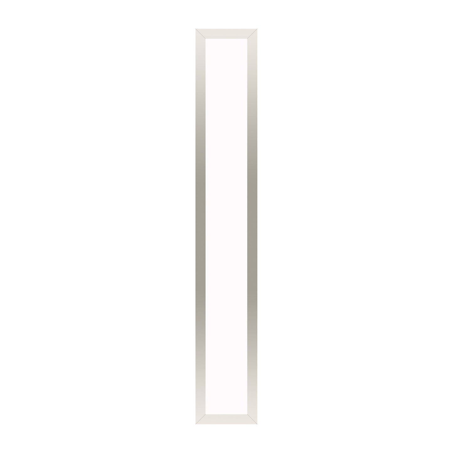 Profiles 5" x 30" x 4-5/8" framed lighting in polished nickel with 4000 kelvin temperature (cool light)
