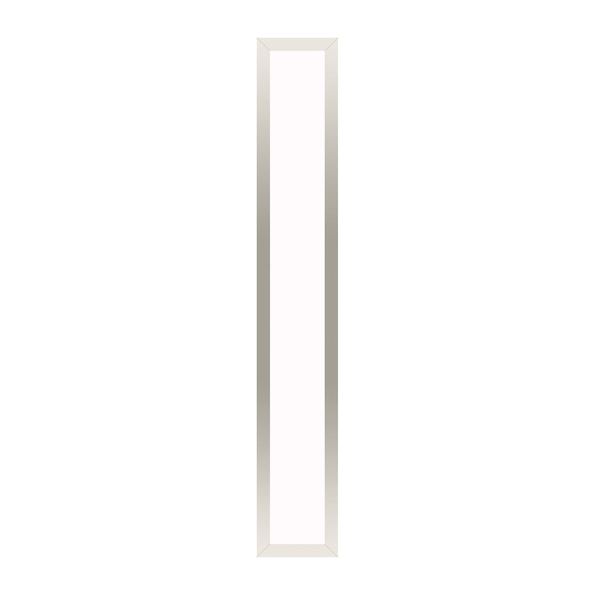 Profiles 5" x 30" x 4-5/8" framed lighting in polished nickel with 4000 kelvin temperature (cool light)
