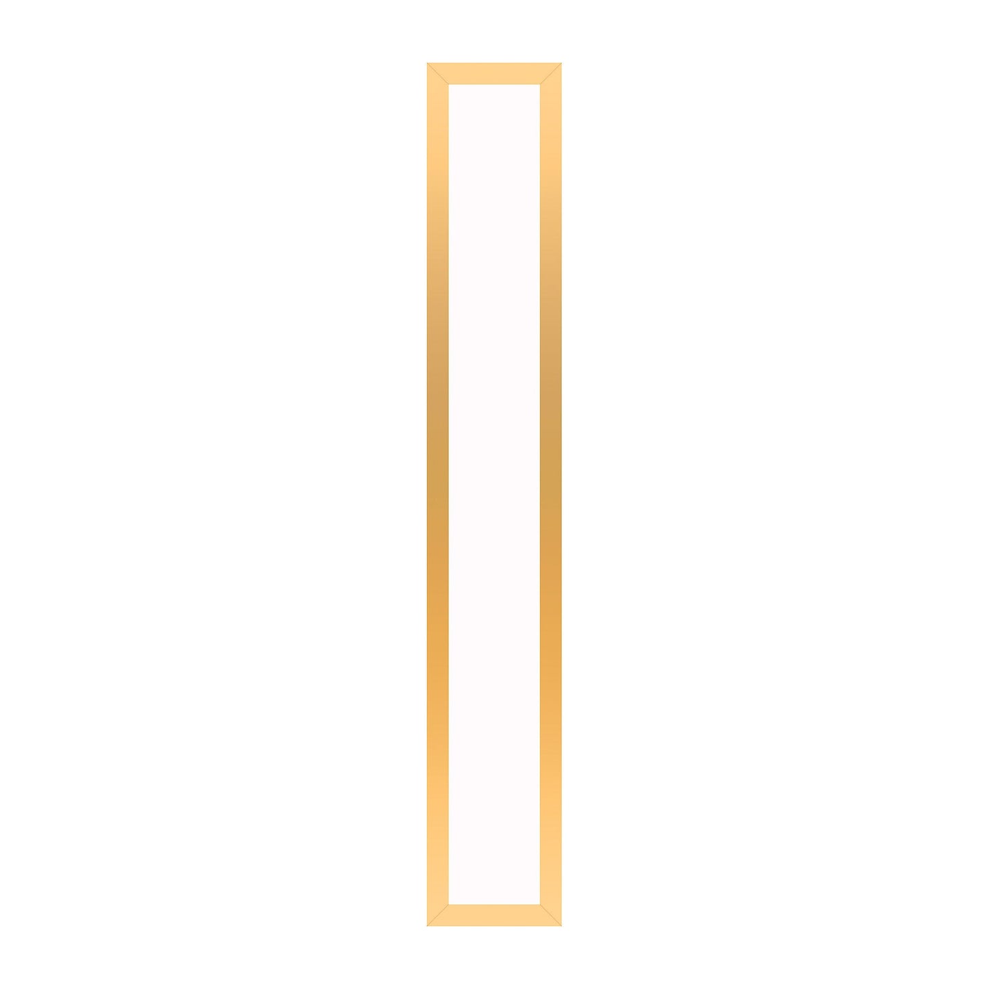 Profiles 5" x 30" x 4-5/8" framed lighting in matte gold with 4000 kelvin temperature (cool light)