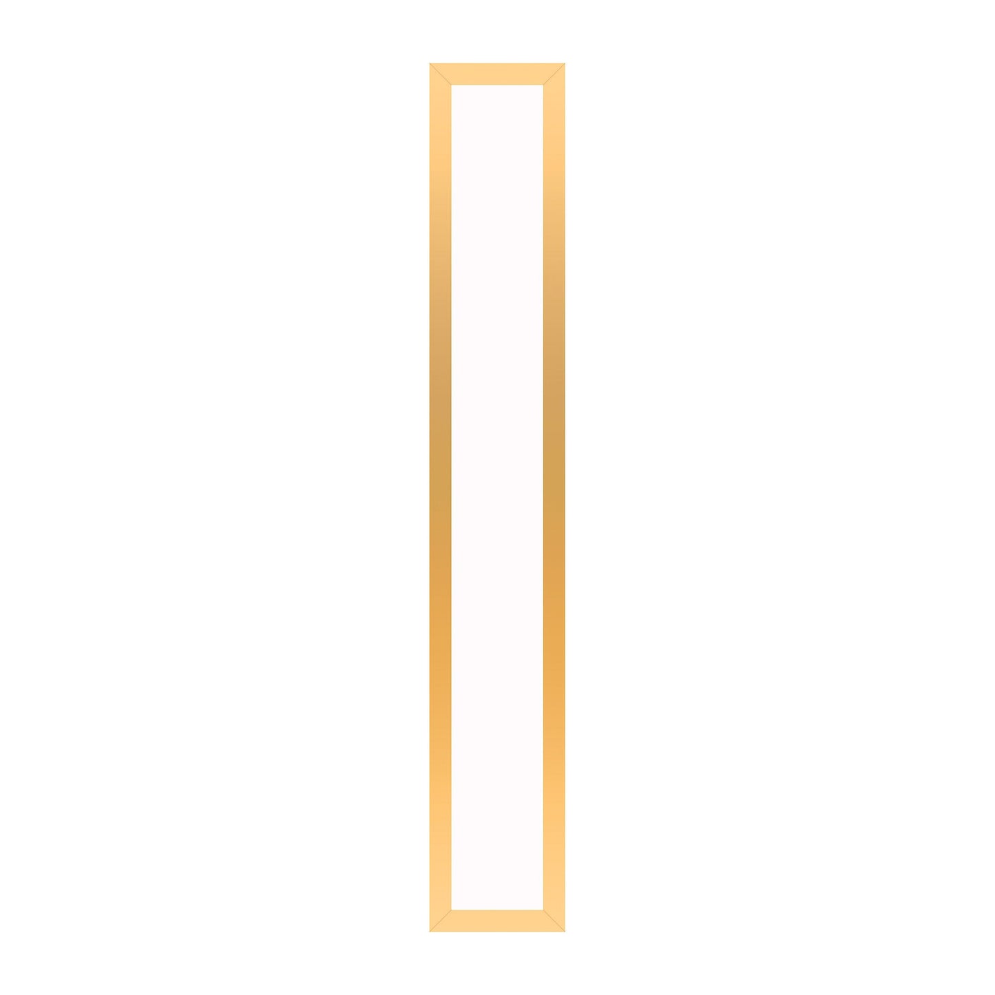 Profiles 5" x 30" x 4-5/8" framed lighting in matte gold with variable 2700K to 5600K temperature (warm to cool light)