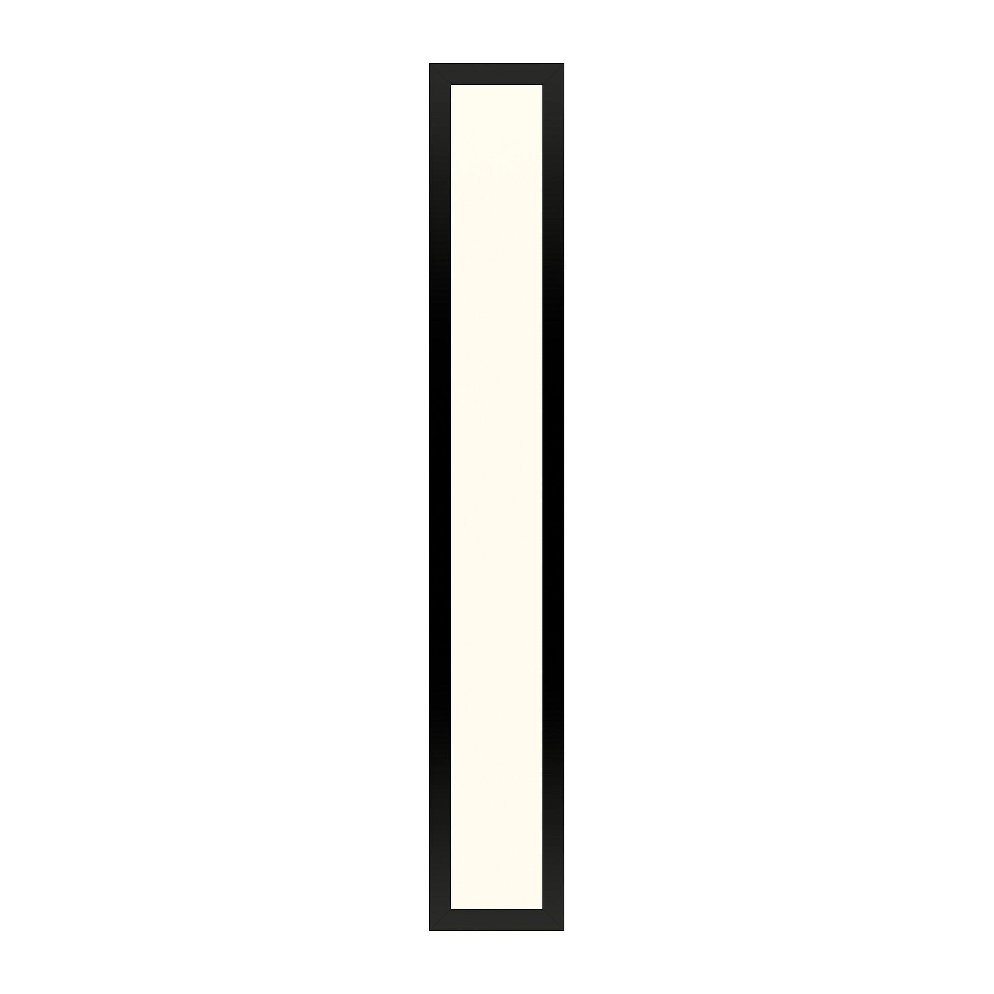 Profiles 5" x 30" x 4-5/8" framed lighting in matte black with 4000 kelvin temperature (cool light)