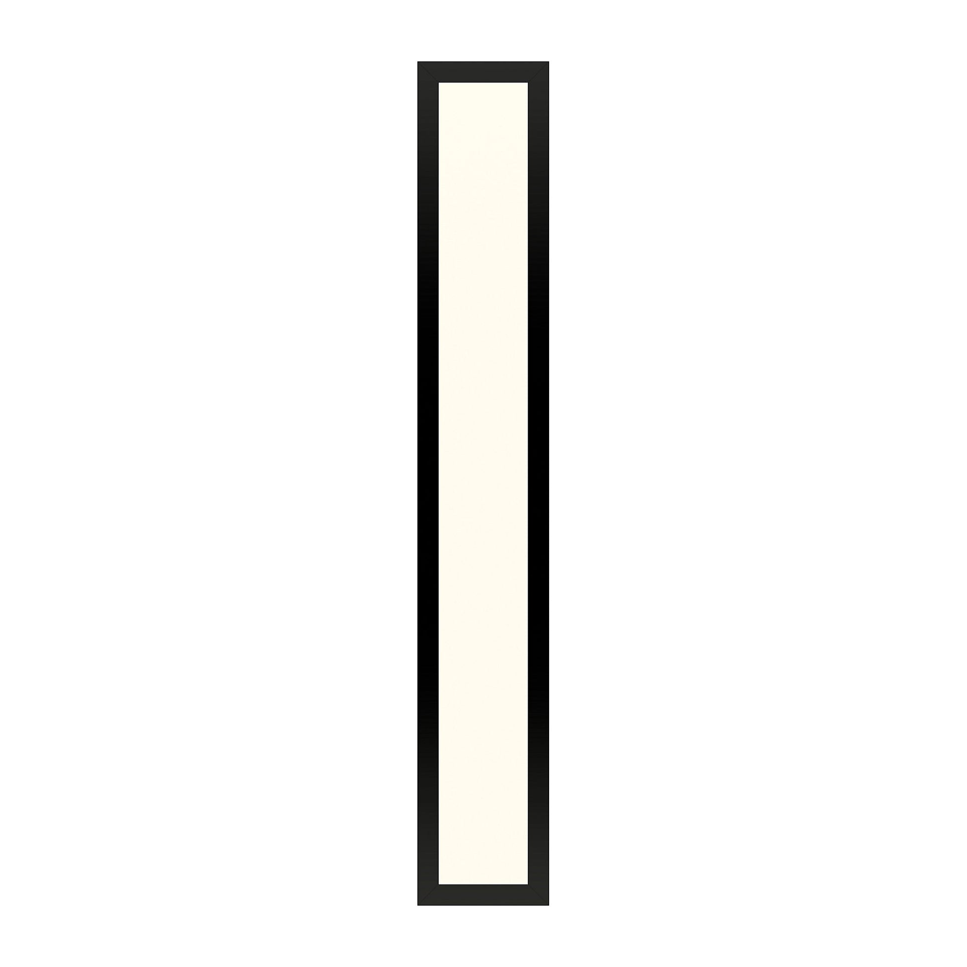 Profiles 5" x 30" x 4-5/8" framed lighting in matte black with variable 2700K to 5600K temperature (warm to cool light)