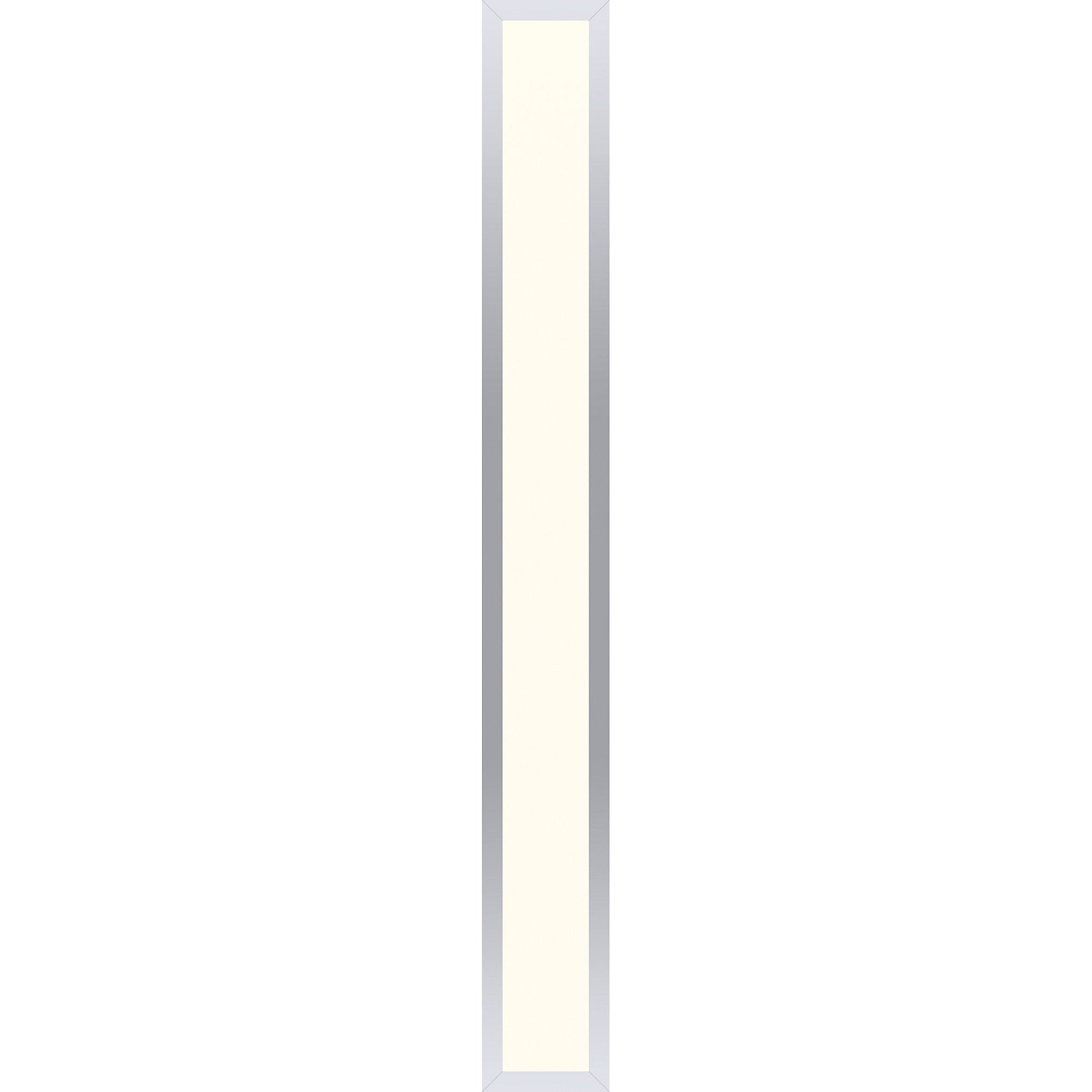Profiles 5" x 39-3/8" x 4-5/8" framed lighting in chrome with 2700 kelvin temperature (warm light)