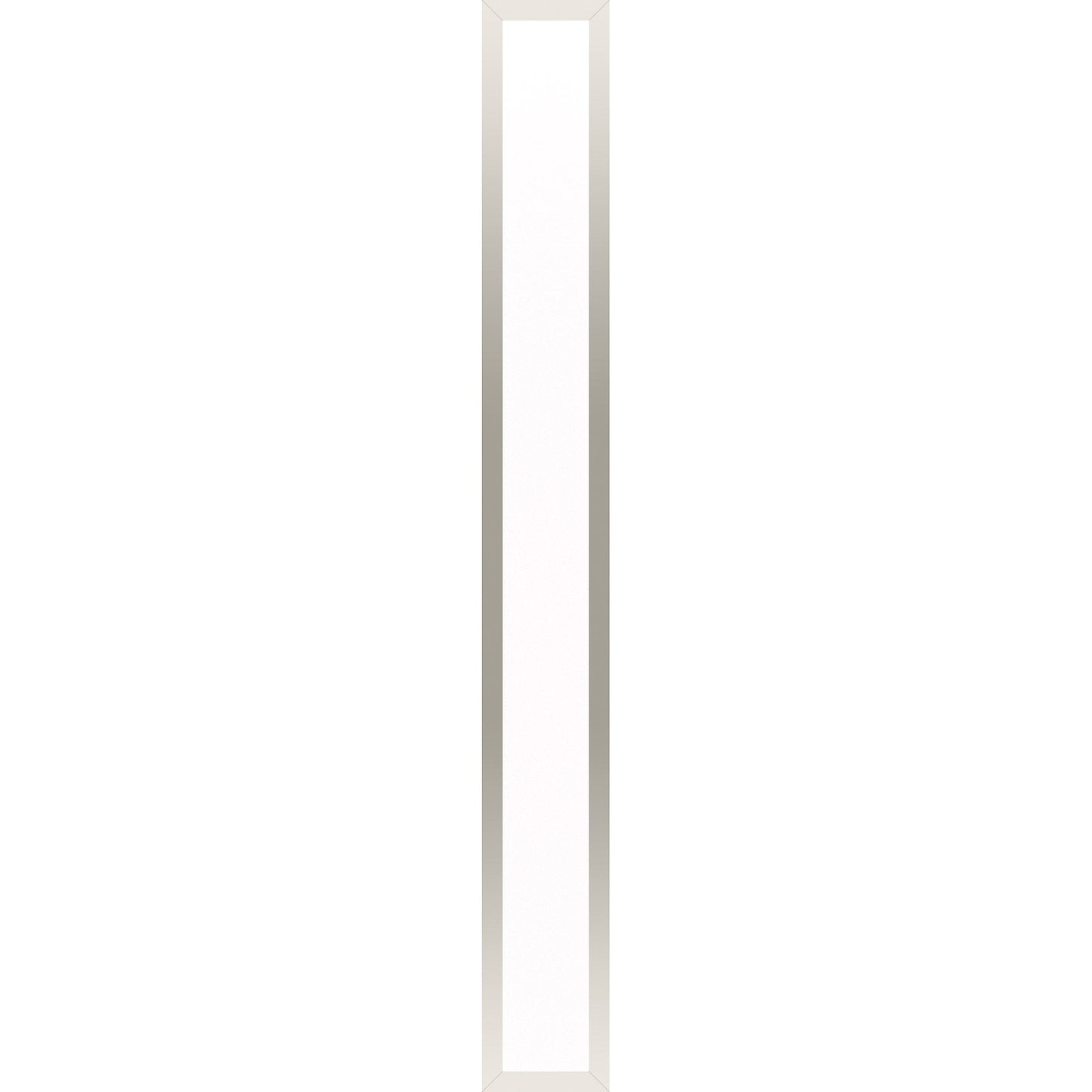 Profiles 5" x 39-3/8" x 4-5/8" framed lighting in polished nickel with 4000 kelvin temperature (cool light)