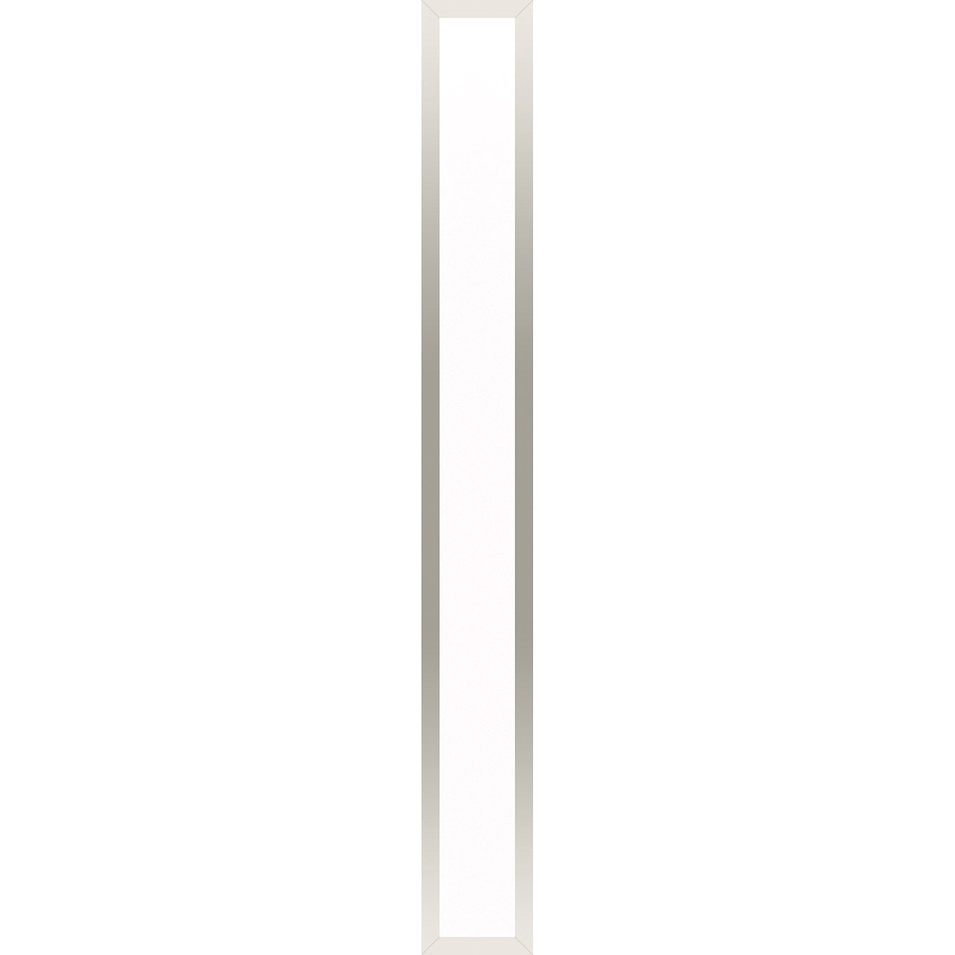 Profiles 5" x 39-3/8" x 4-5/8" framed lighting in polished nickel with variable 2700K to 5600K temperature (warm to cool light)