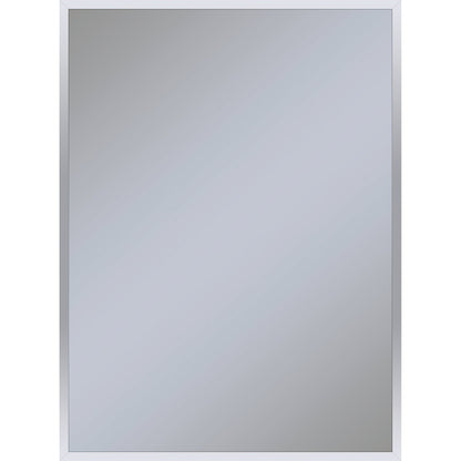 Profiles 29-1/8" x 39-1/4" x 3/4" framed mirror in chrome