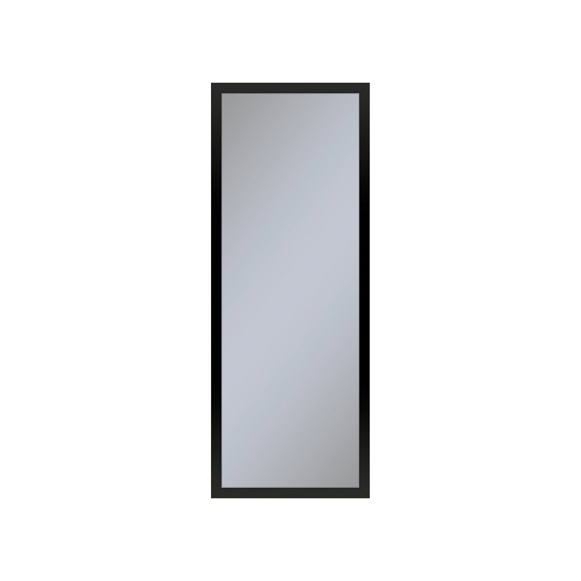 Profiles 11-1/4" x 30" x 6" framed cabinet in matte black and non-electric with reversible hinge (non-handed)