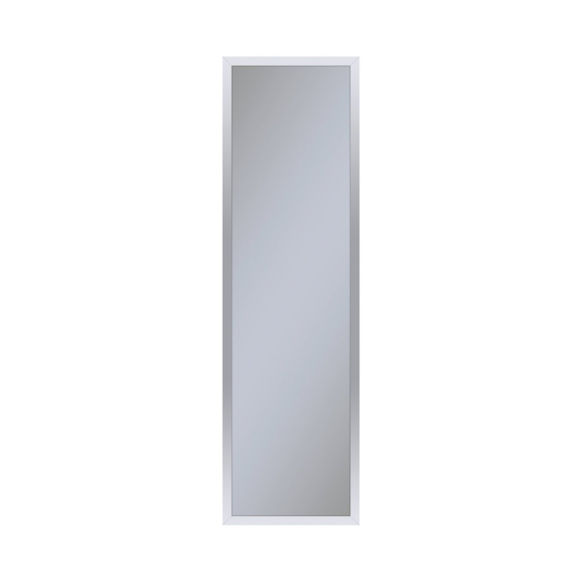 Profiles 11-1/4" x 39-3/8" x 4" framed cabinet in chrome with electrical outlet, USB charging ports, magnetic storage strip and left hinge