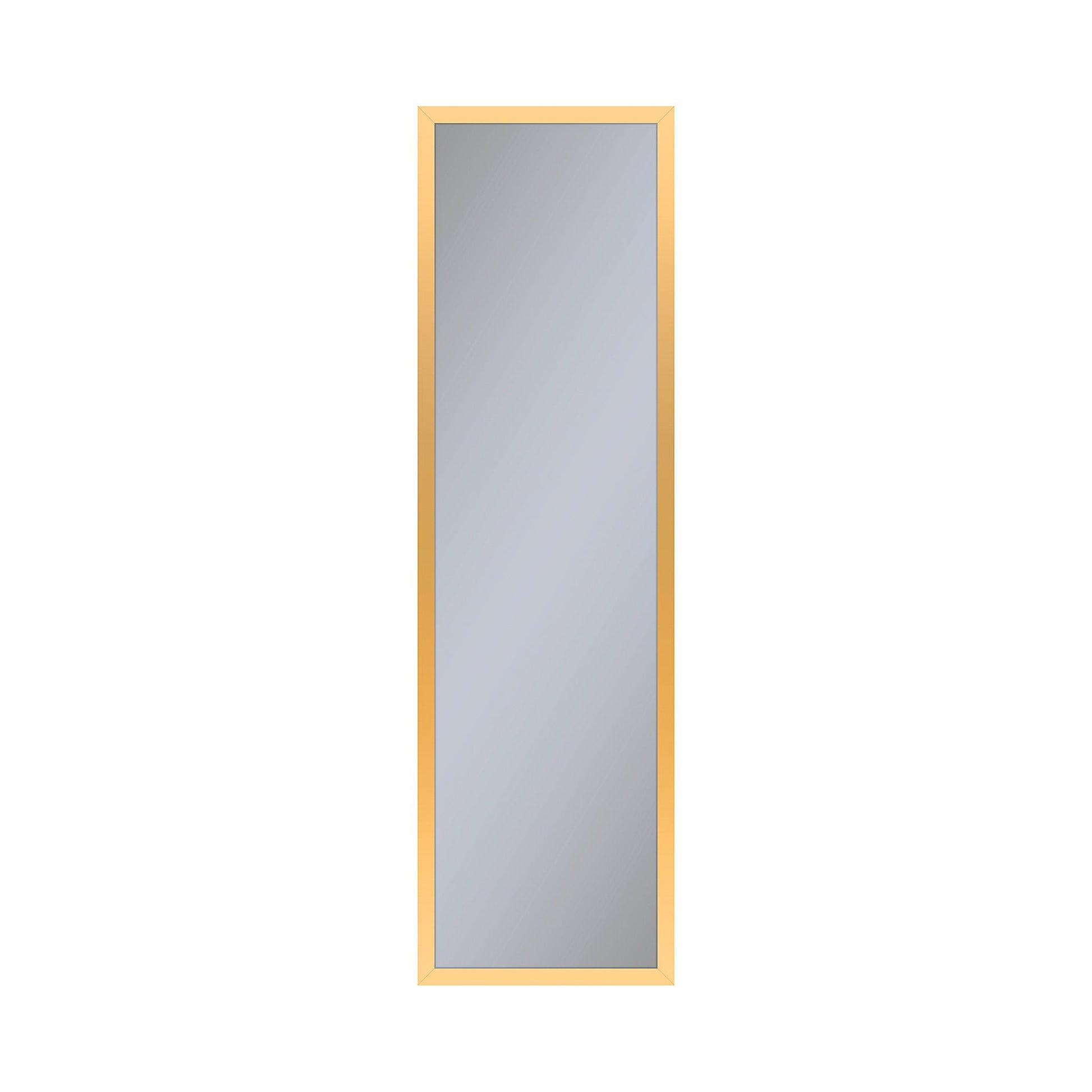 Profiles 11-1/4" x 39-3/8" x 6" framed cabinet in matte gold and non-electric with reversible hinge (non-handed)