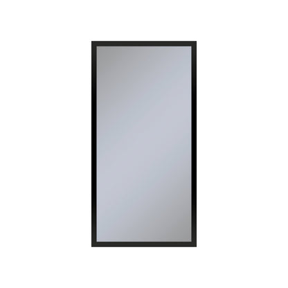 Profiles 15-1/4" x 30" x 4" framed cabinet in matte black and non-electric with reversible hinge (non-handed)