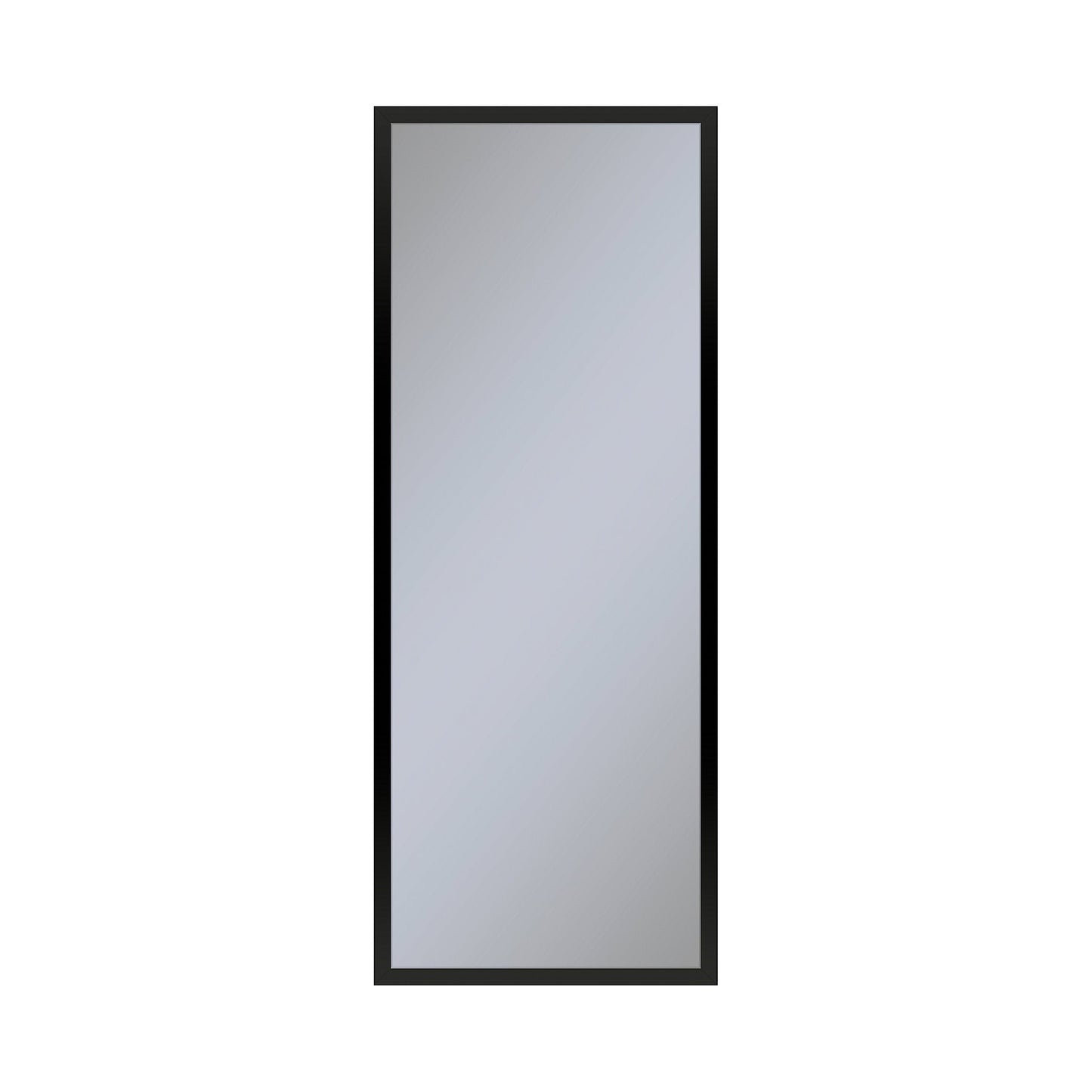 Profiles 15-1/4" x 39-3/8" x 6" framed cabinet in matte black and non-electric with reversible hinge (non-handed)