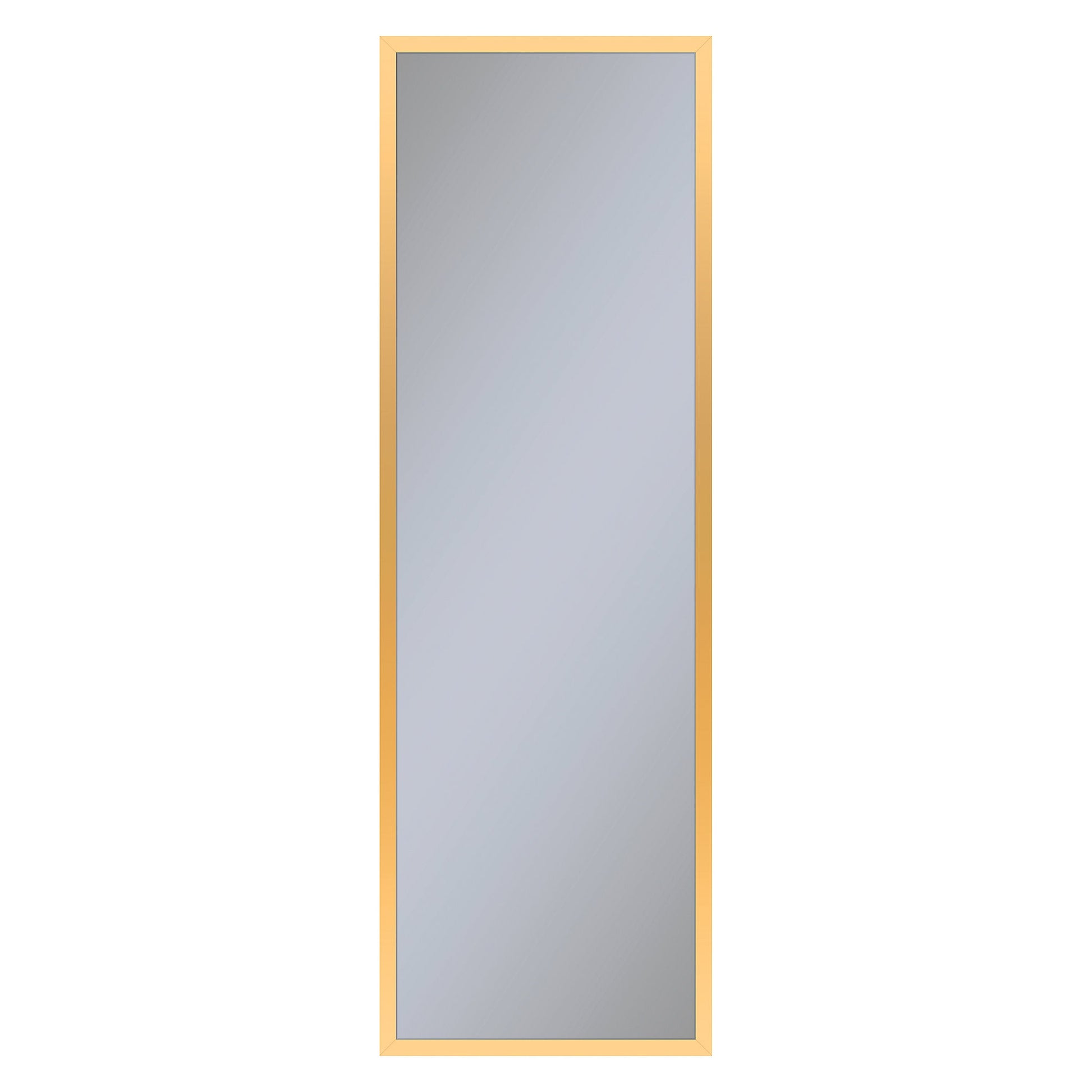 Profiles 15-1/4" x 48" x 4" framed cabinet in matte gold and non-electric with reversible hinge (non-handed)