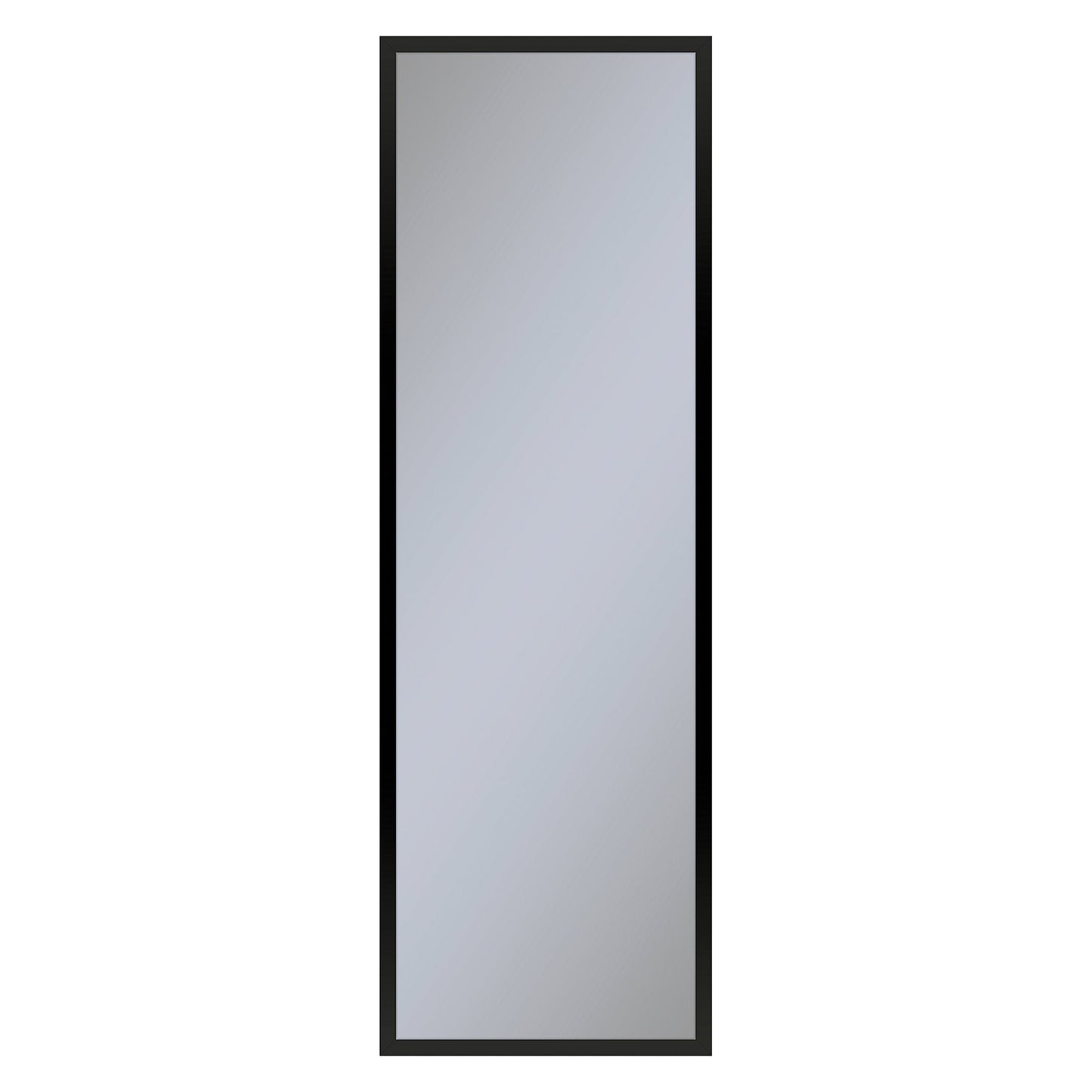Profiles 15-1/4" x 48" x 4" framed cabinet in matte black with electrical outlet, USB charging ports, magnetic storage strip and right hinge