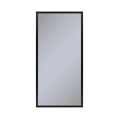 Profiles 19-1/4" x 39-3/8" x 6" framed cabinet in matte black and non-electric with reversible hinge (non-handed)