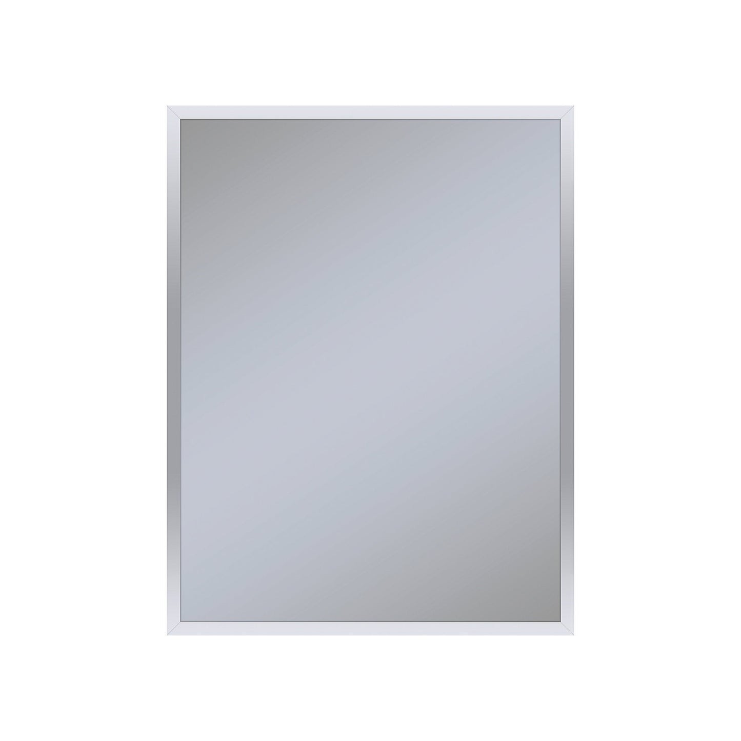 Profiles 23-1/4" x 30" x 4" framed cabinet in chrome with electrical outlet, USB charging ports, magnetic storage strip and right hinge