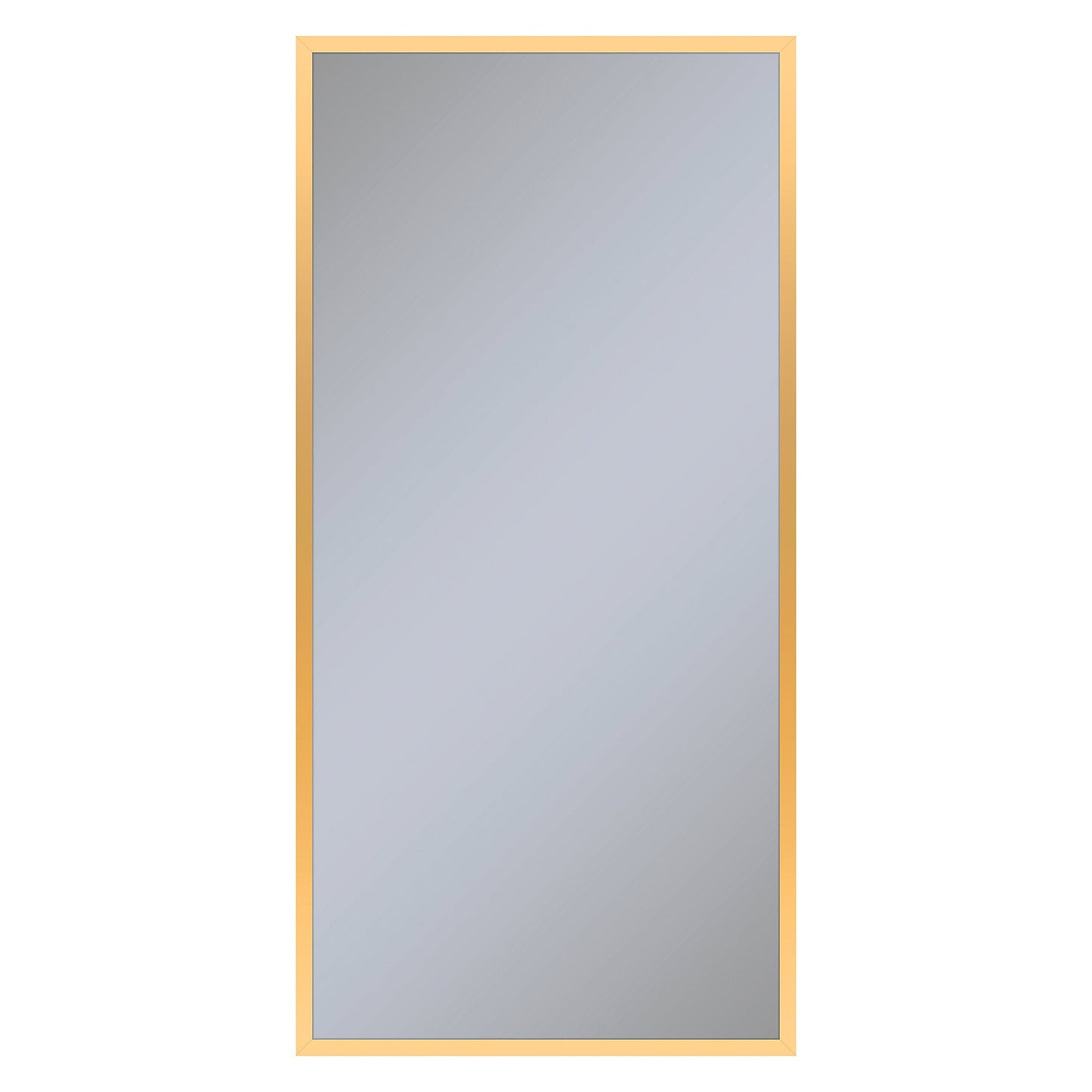 Profiles 23-1/4" x 48" x 4" framed cabinet in matte gold and non-electric with reversible hinge (non-handed)