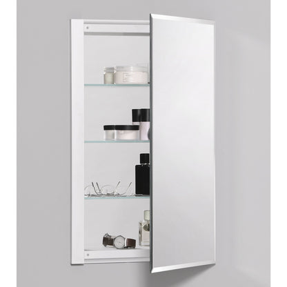 R3 Series 16" x 26" x 4" single door cabinet with bevel edge