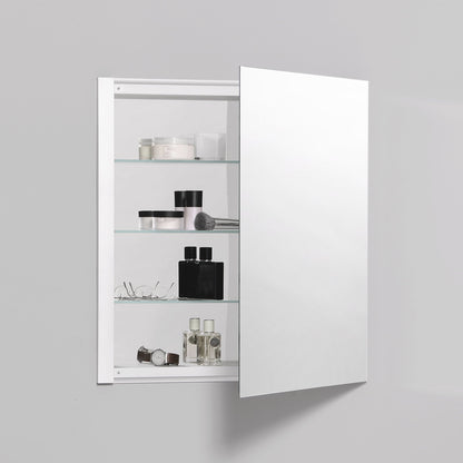 R3 Series 24" x 26" x 4" single door cabinet with polished edge
