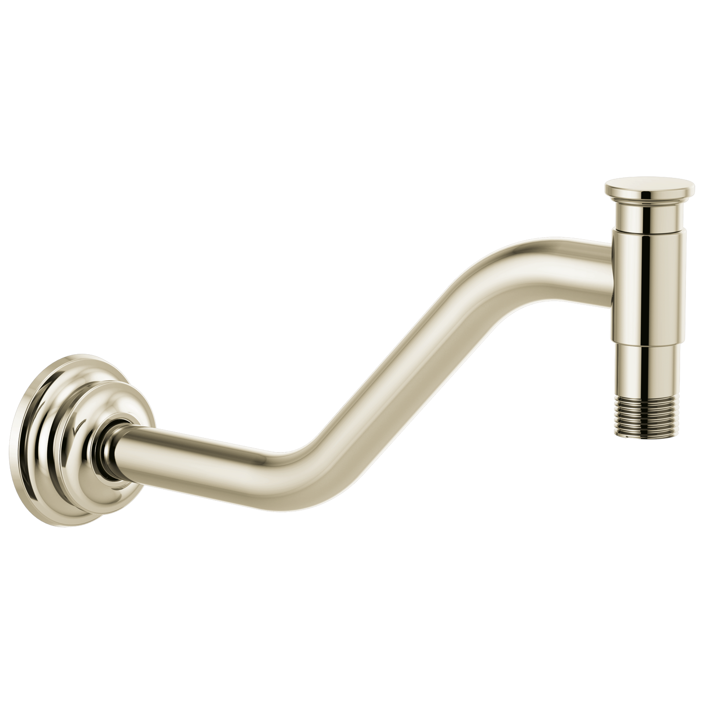 Brizo Invari: 11" Angled Shower Arm And Flange