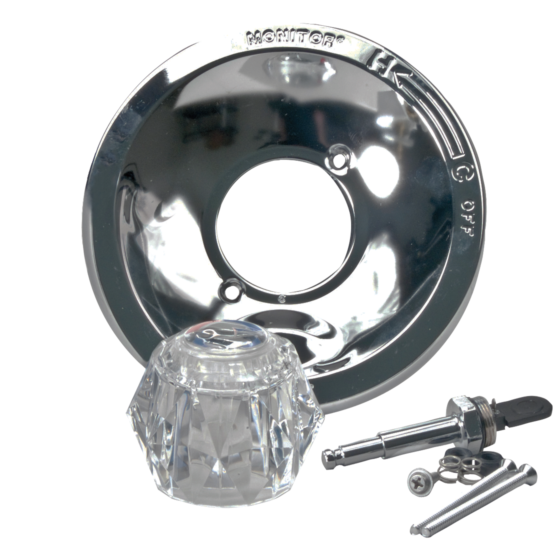Delta : Shower Trim Kit with Clear Knob Handle