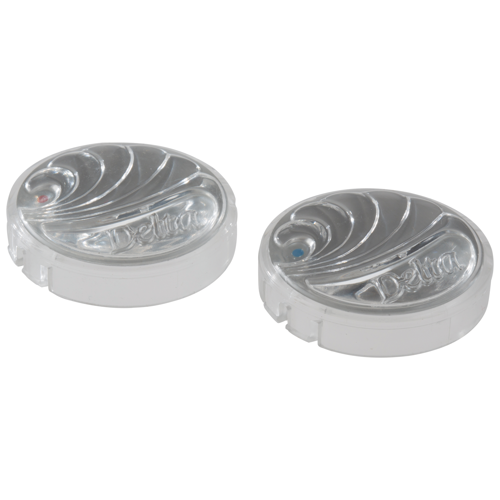Delta RP18373 Button Set - Hot/Cold Clear