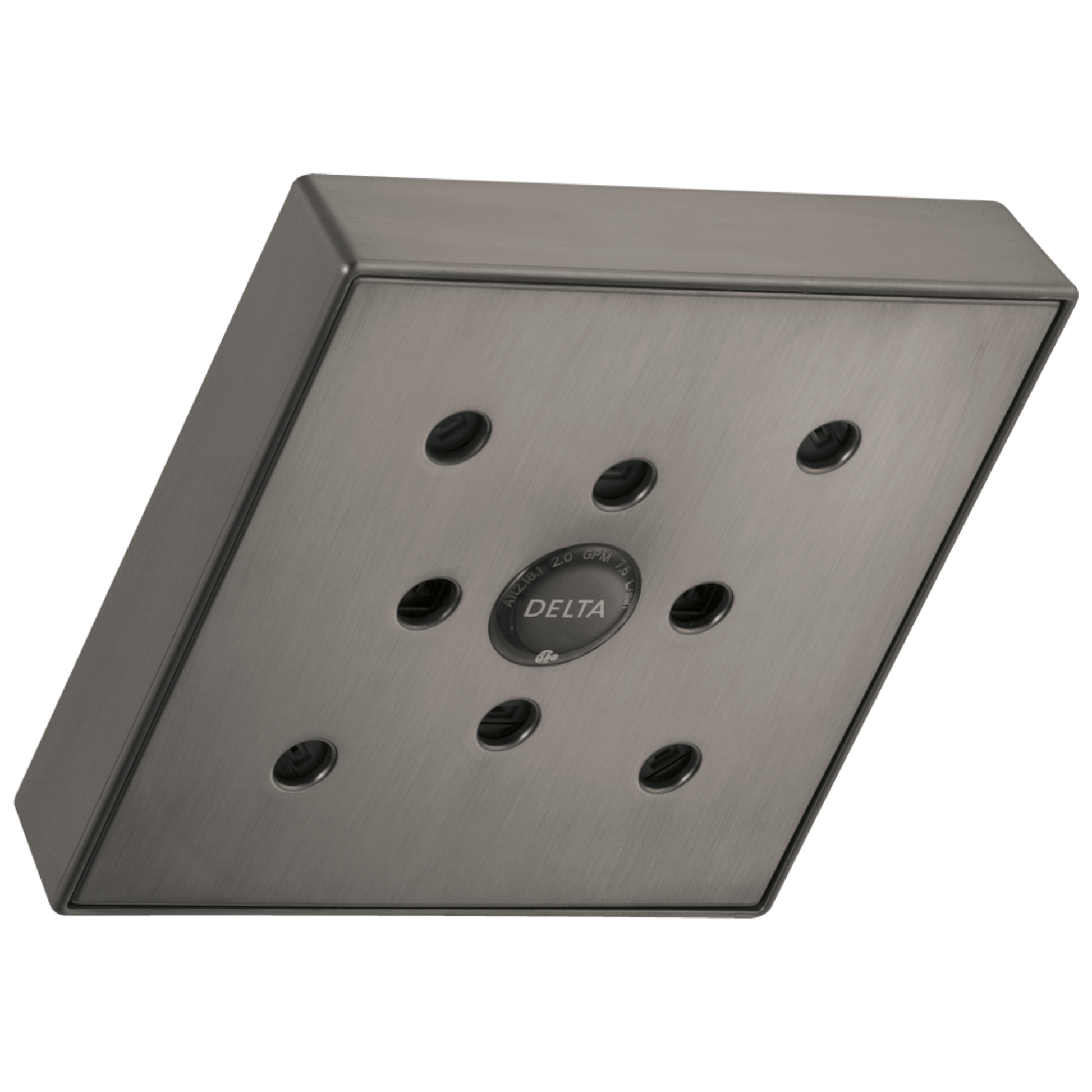 Delta Universal Showering Components: H2Okinetic Single-Setting Raincan Shower Head