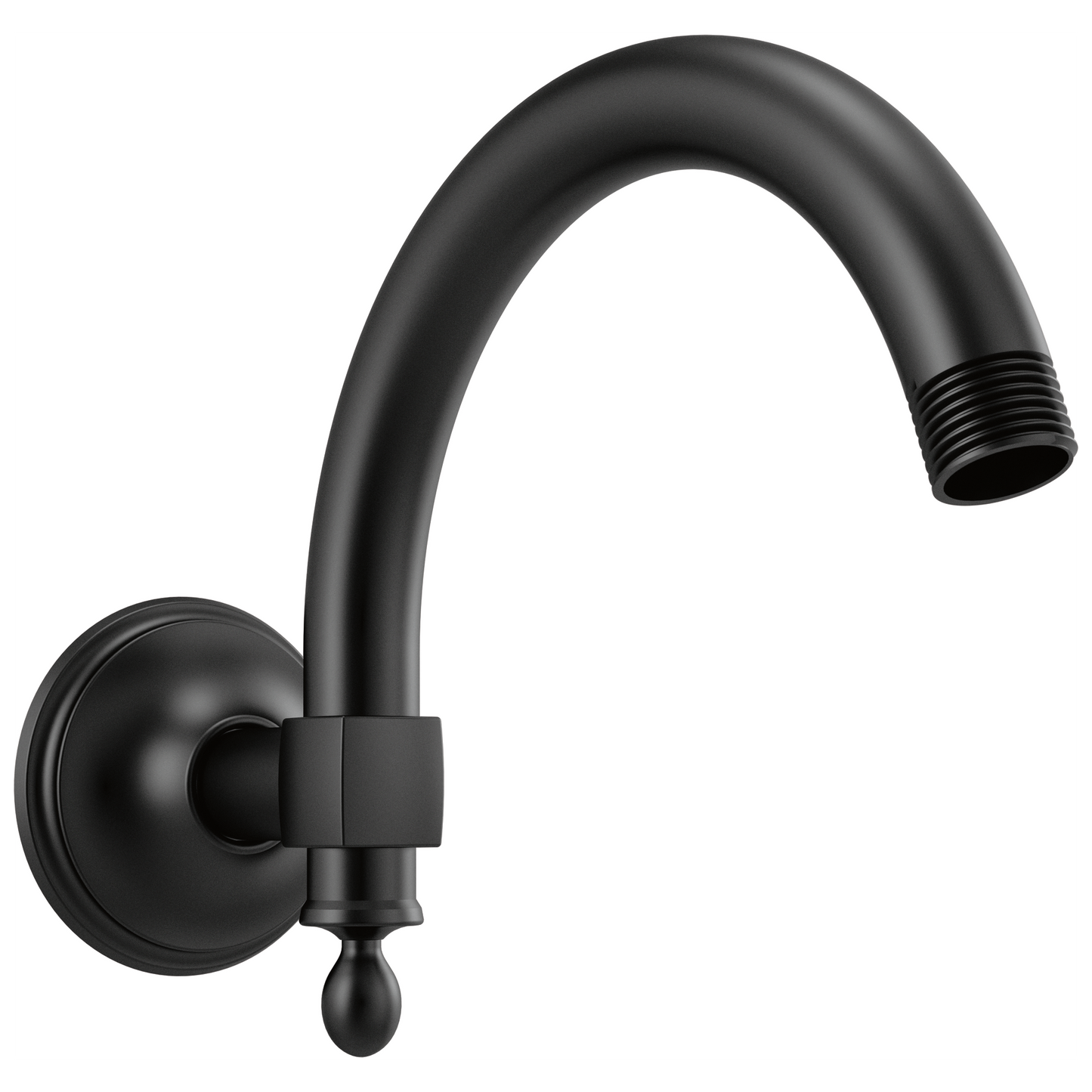 Brizo Universal Showering: 10" Classic Wall Mount Shower Arm And Flange