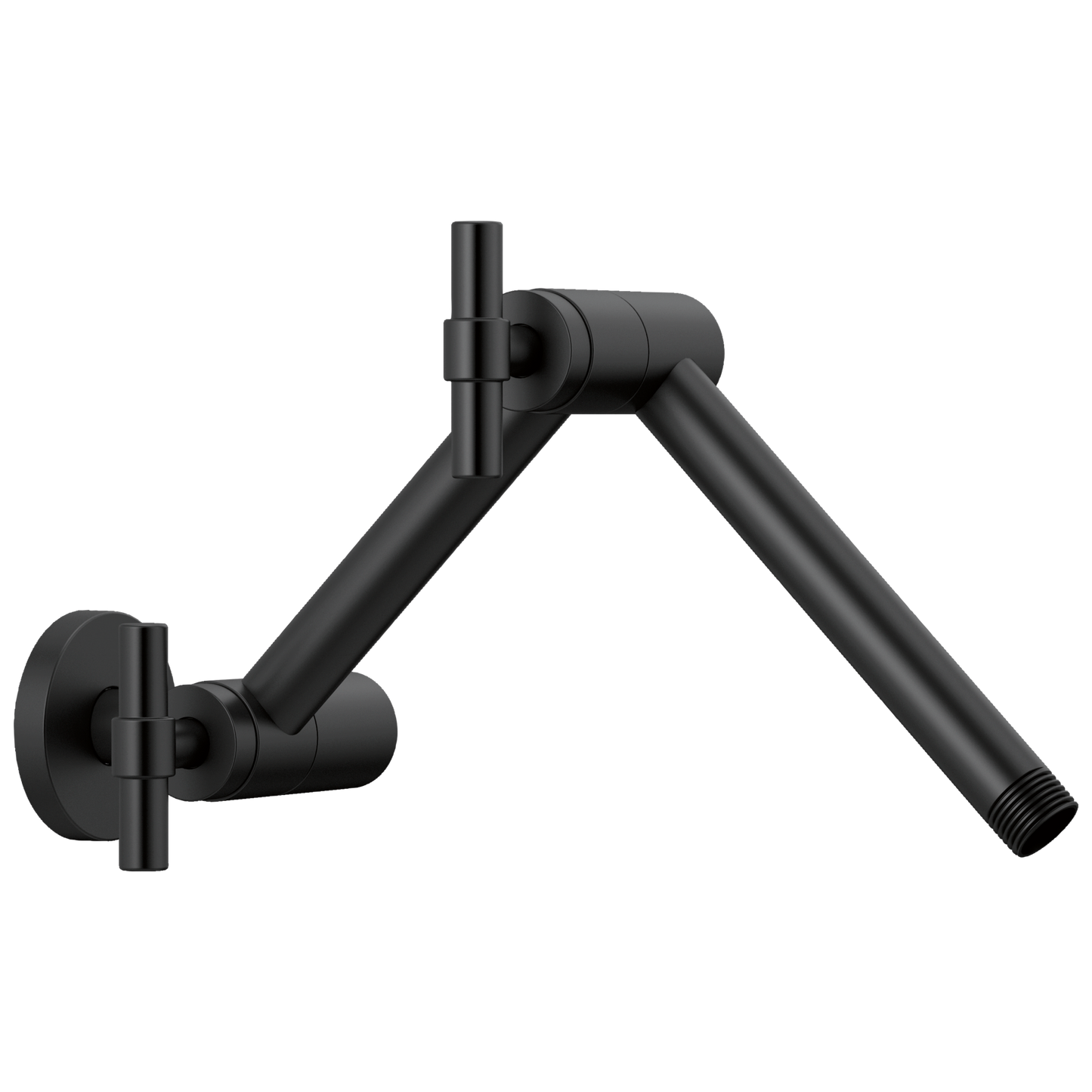 Brizo Brizo Brizo Universal Showering: Linear Round Jointed Wall Mount Shower Arm And Flange