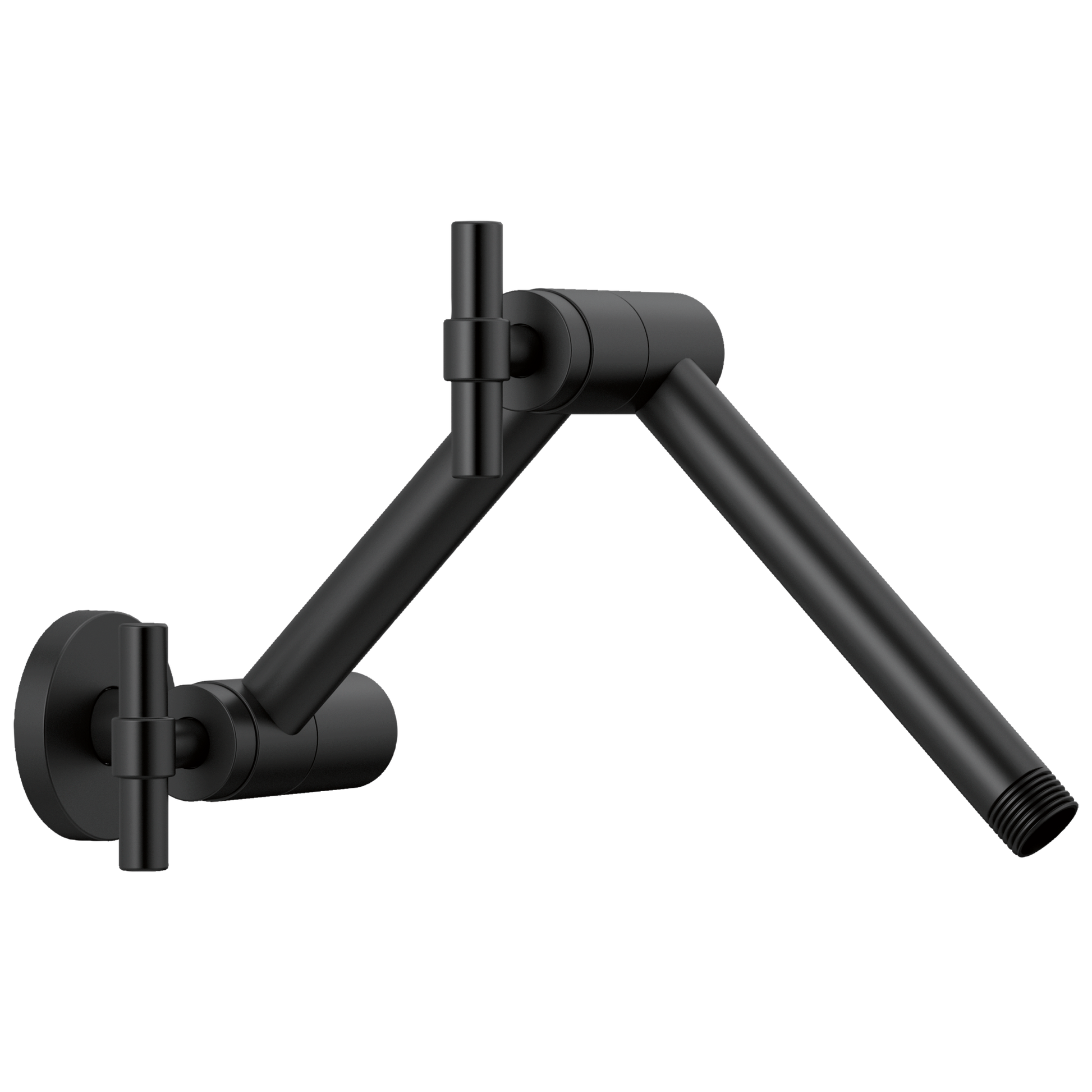 Brizo Brizo Brizo Universal Showering: Linear Round Jointed Wall Mount Shower Arm And Flange