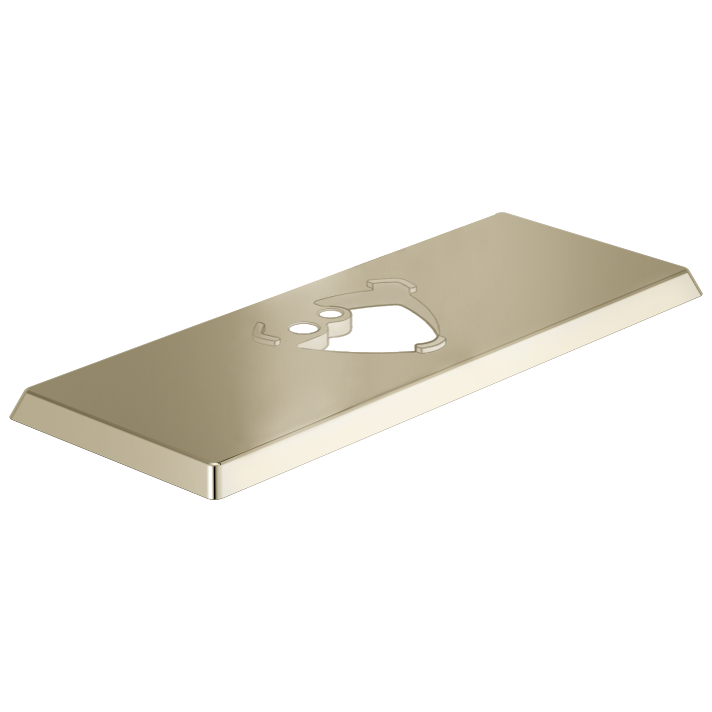Delta RP84822 Zura Escutcheon - 3 Hole - 1H Bathroom