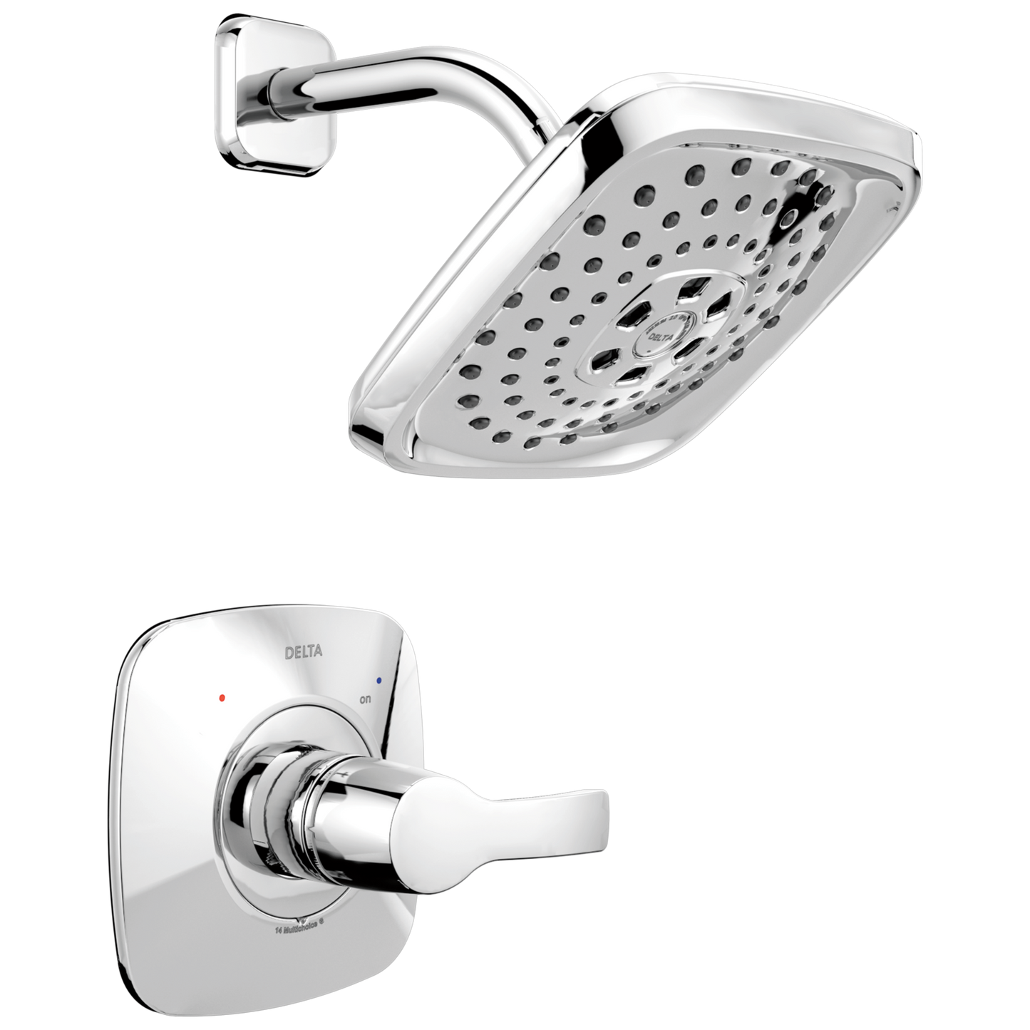Delta T14252 Tesla Monitor 14 Series H2Okinetic Shower Trim