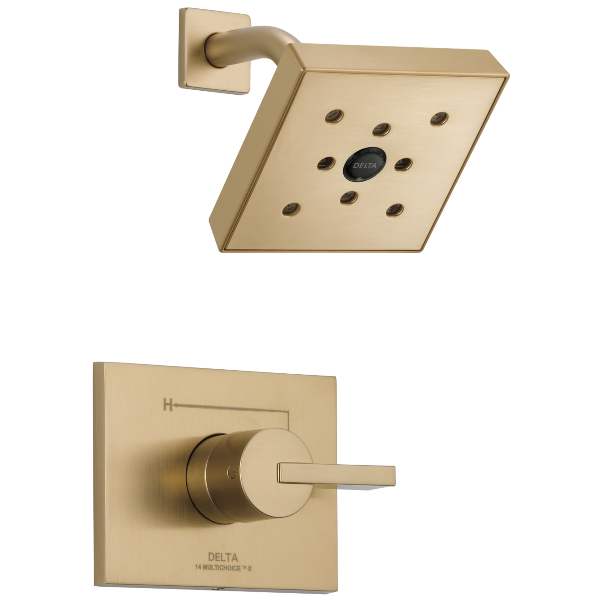 Delta T14253-H2O Vero Monitor 14 Series H2Okinetic Shower Trim