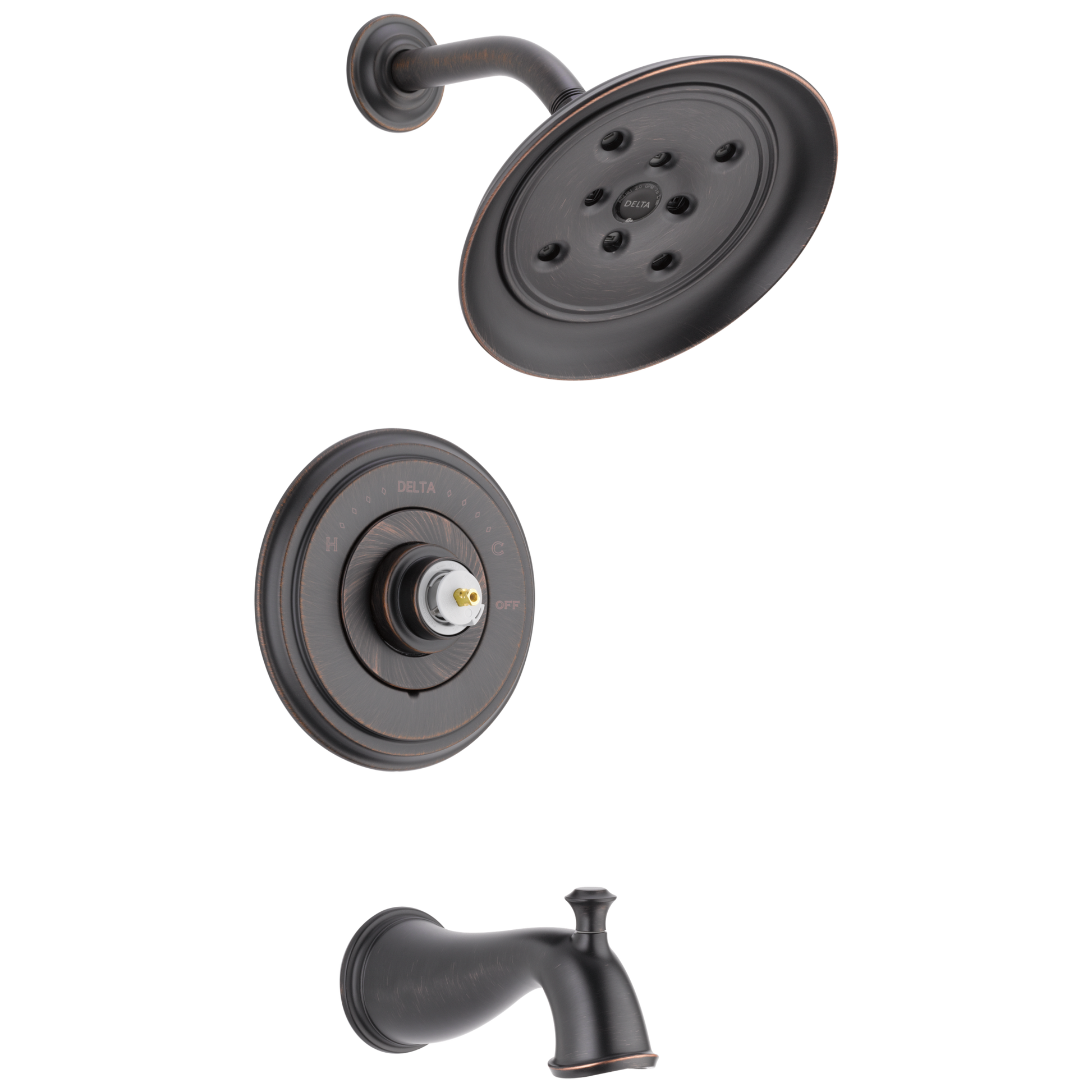 Delta T14497-LHP Cassidy Monitor 14 Series H2okinetic Tub and Shower Trim - Less Handle