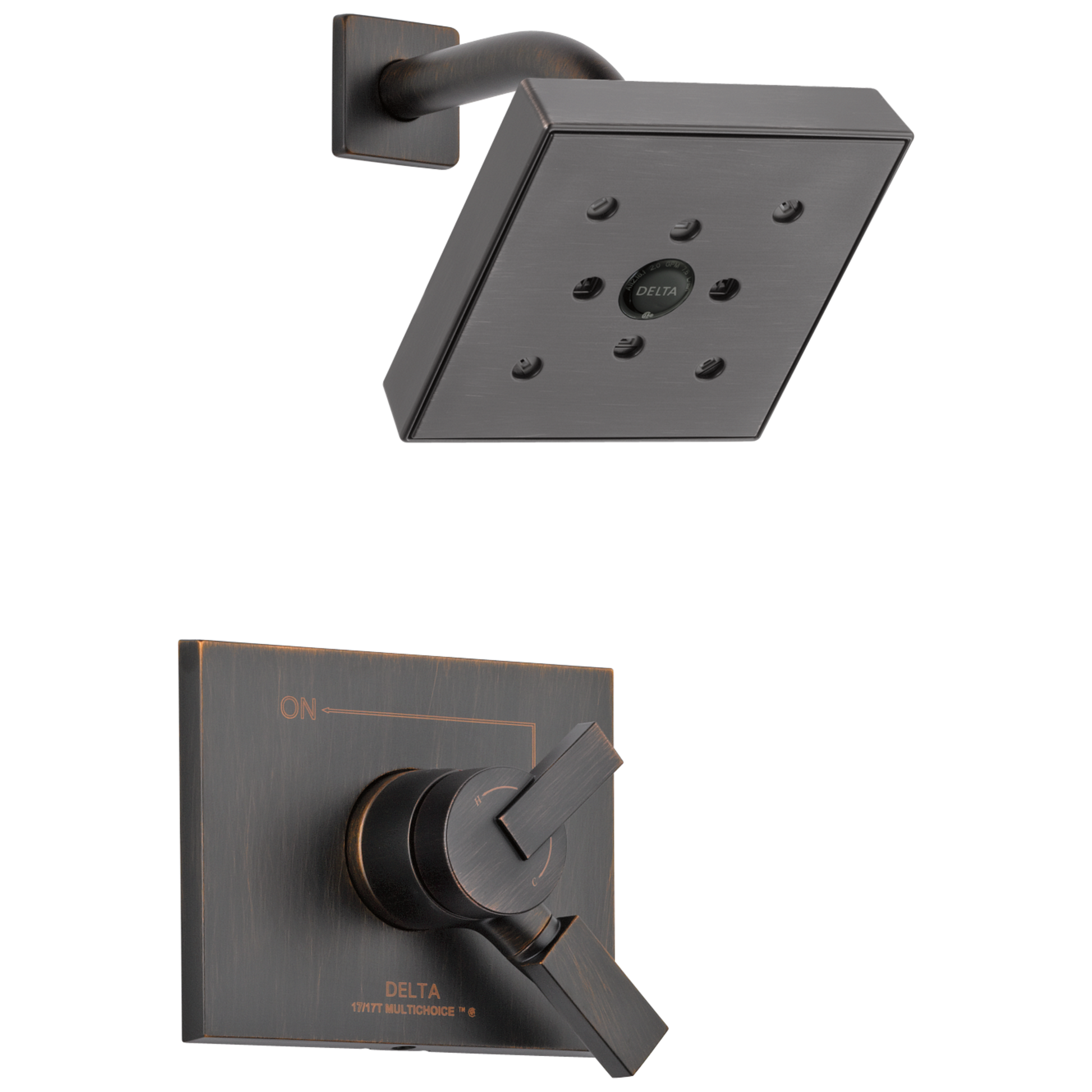 Delta T17253-H2O Vero Monitor 17 Series H2Okinetic Shower Trim