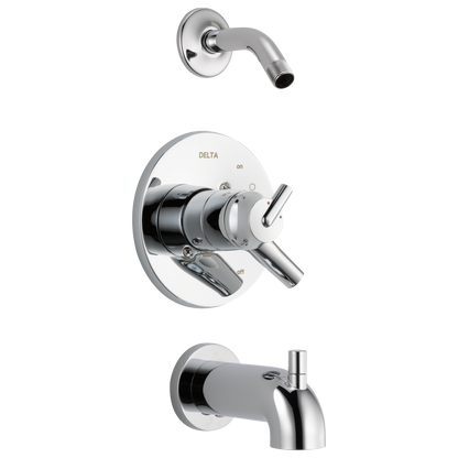 Delta T17459-LHD Trinsic Monitor 17 Series Tub and Shower Trim - Less Shower Head