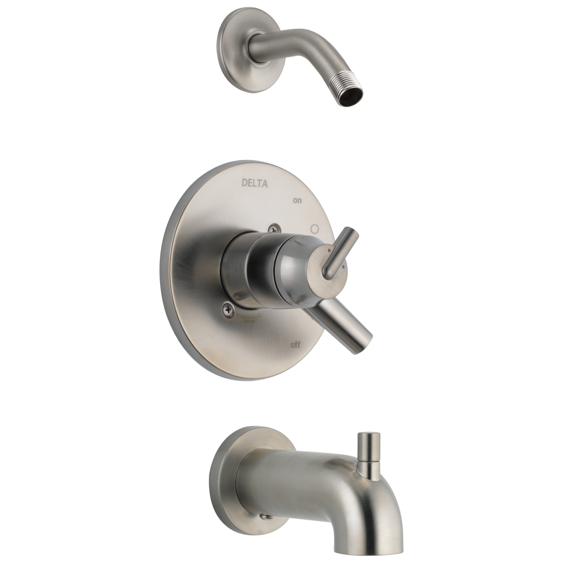 Delta T17459-LHD Trinsic Monitor 17 Series Tub and Shower Trim - Less Shower Head