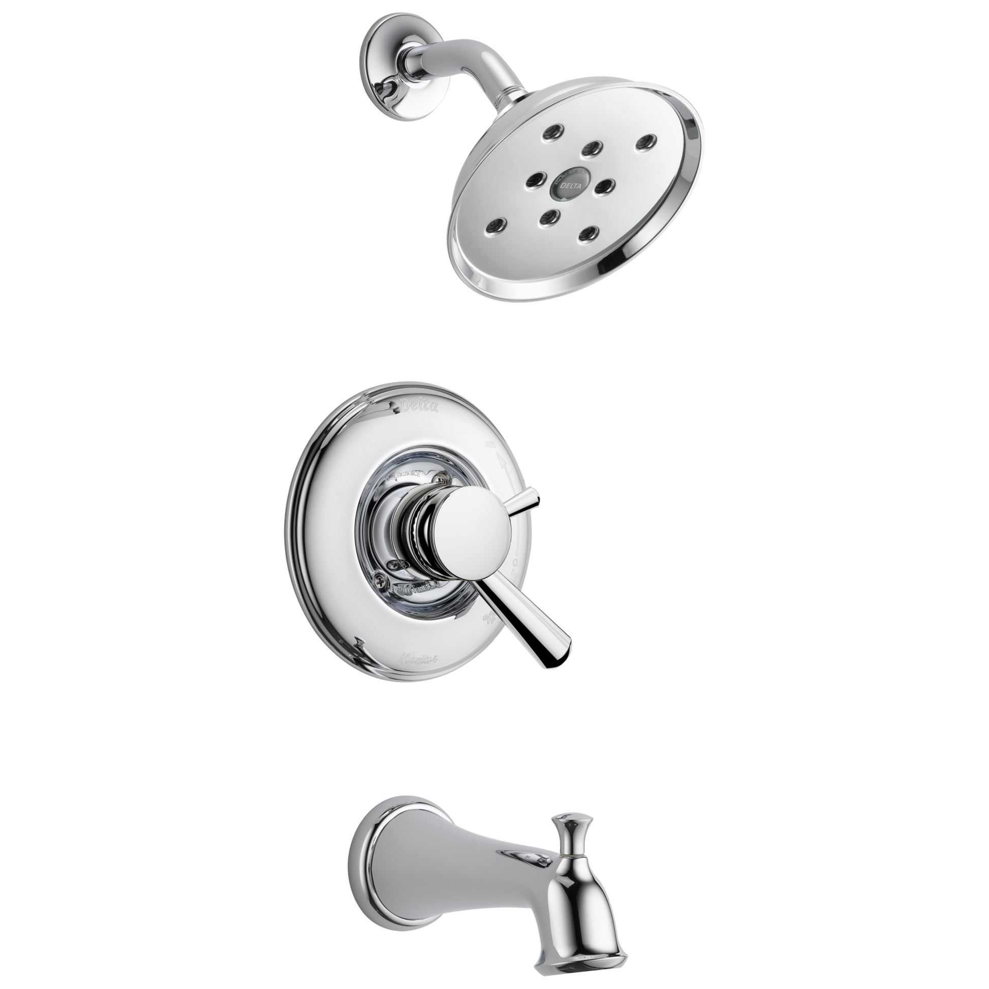 Delta T17493 Linden Monitor 17 Series Traditional H2Okinetic Tub and Shower Trim
