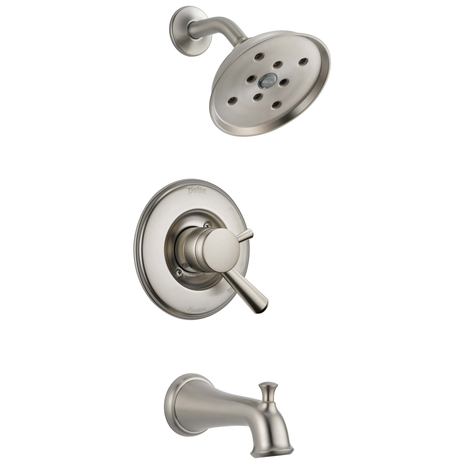 Delta T17493 Linden Monitor 17 Series Traditional H2Okinetic Tub and Shower Trim