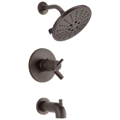 Delta T17T459-H2Os Trinsic Tempassure 17T Series H2okinetic Tub and Shower Trim