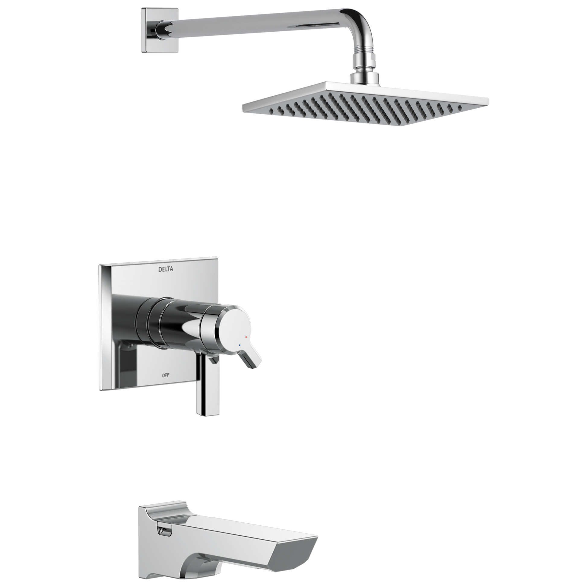Delta Pivotal: TempAssure 17T Series H2OKinetic Tub & Shower Trim