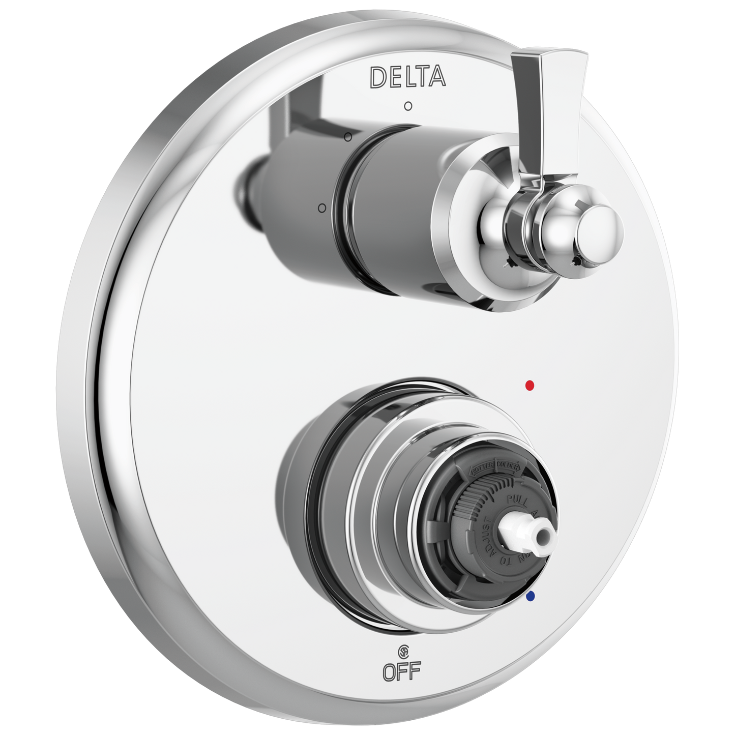 Delta Delta Dorval™: Traditional 2-Handle Monitor 14 Series Valve Trim with 3 Setting Diverter