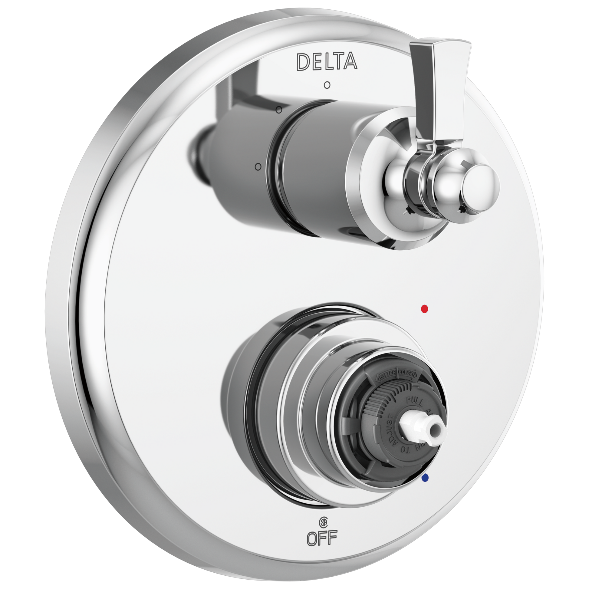 Delta Delta Dorval™: Traditional 2-Handle Monitor 14 Series Valve Trim with 3 Setting Diverter