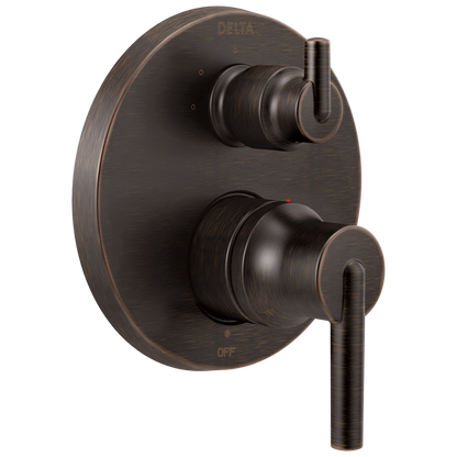 Delta T24859 Trinsic Contemporary Two Handle Monitor 14 Series Valve Trim with 3-Setting Integrated Diverter