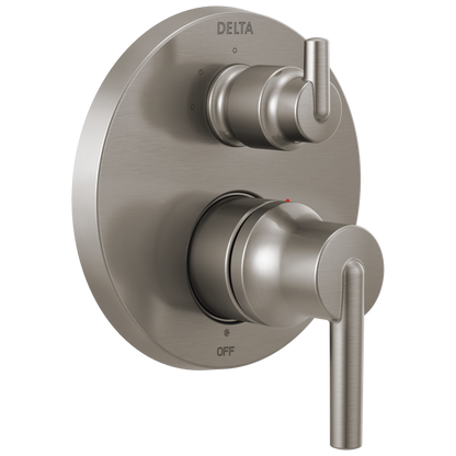 Delta T24859 Trinsic Contemporary Two Handle Monitor 14 Series Valve Trim with 3-Setting Integrated Diverter