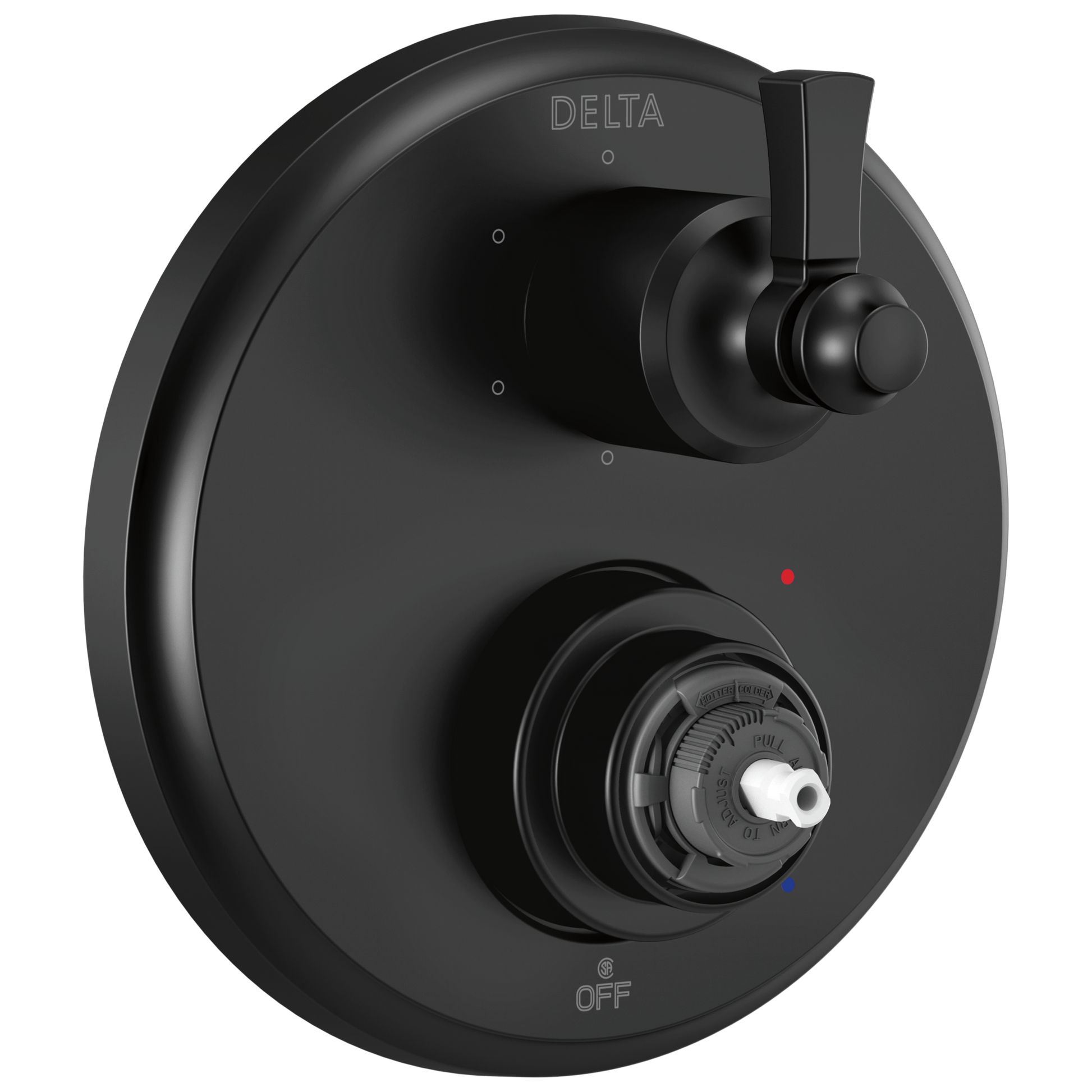 Delta Delta Dorval™: Traditional 2-Handle Monitor 14 Series Valve Trim with 6 Setting Diverter