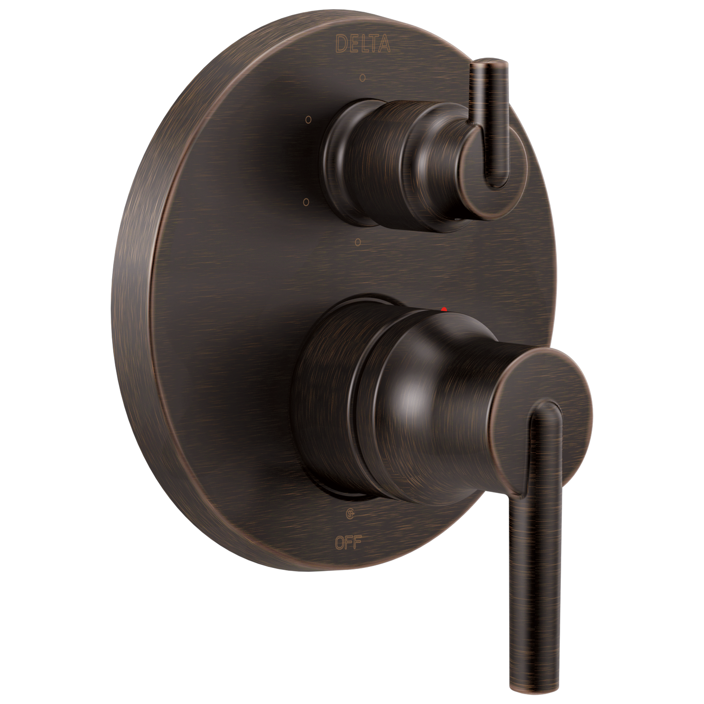 Delta T24959 Trinsic Contemporary Two Handle Monitor 14 Series Valve Trim with 6-Setting Integrated Diverter