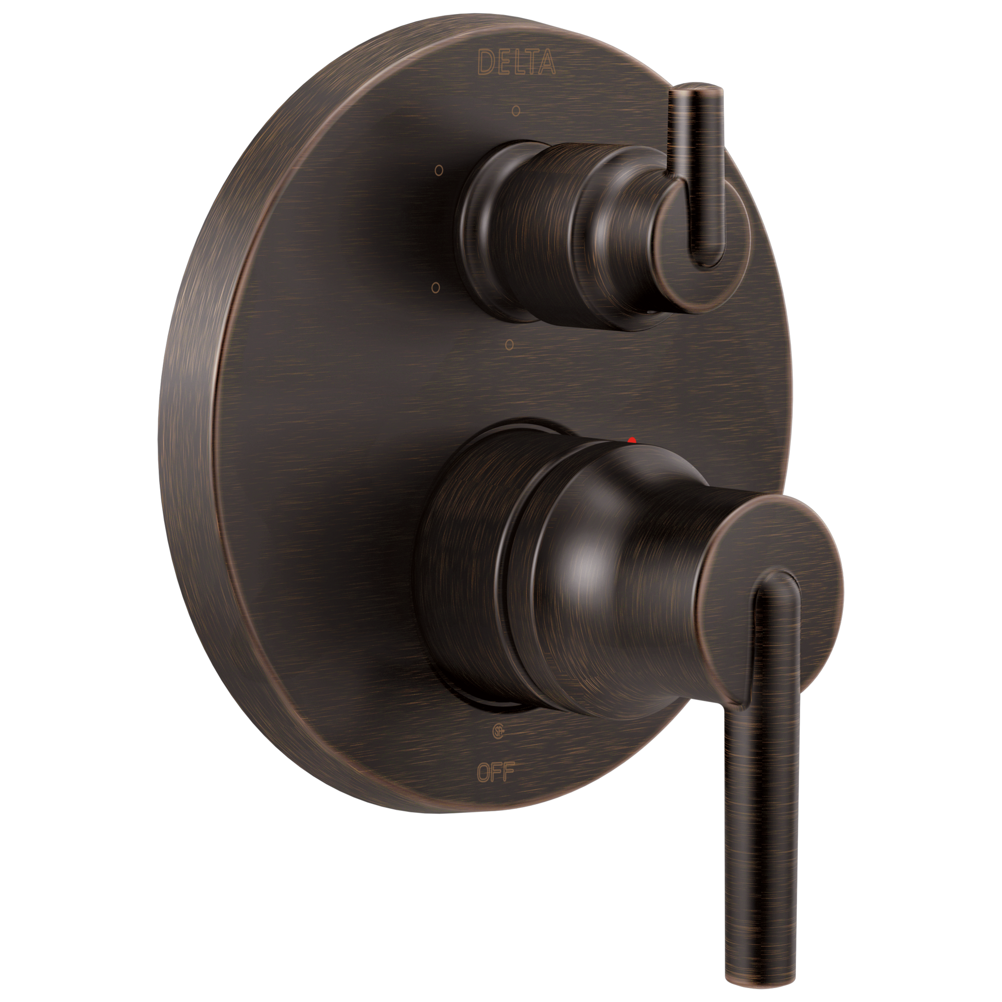 Delta T24959 Trinsic Contemporary Two Handle Monitor 14 Series Valve Trim with 6-Setting Integrated Diverter